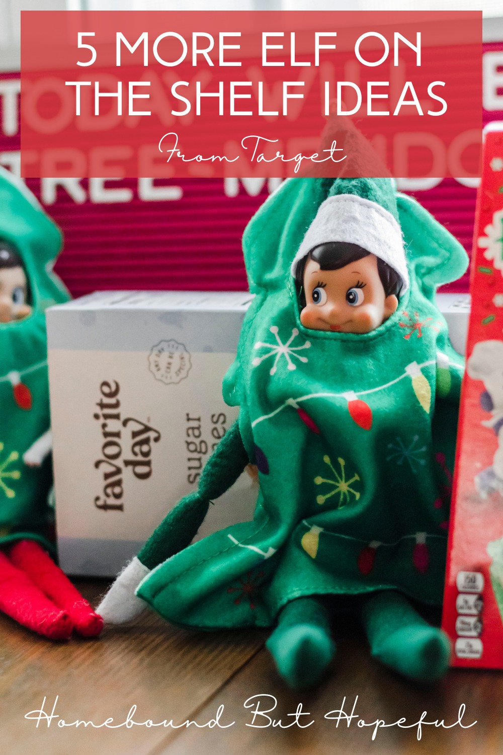 The elves are coming! Get ready with 5 more Elf on the Shelf ideas using goodies from Target!