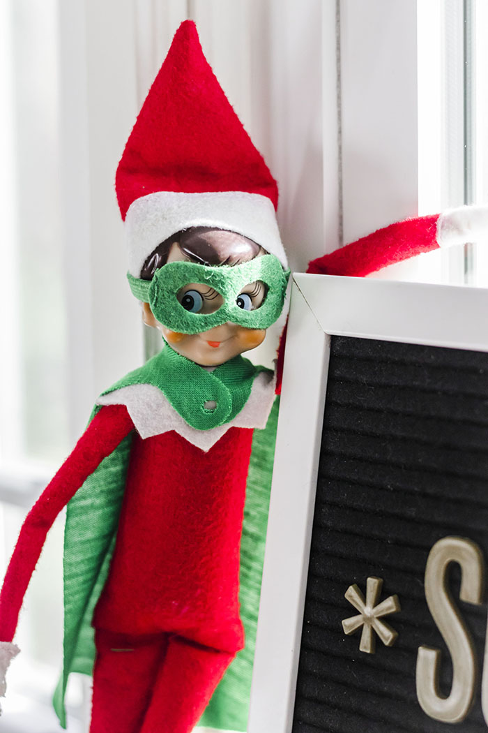 ELF ON THE SHELF MASK