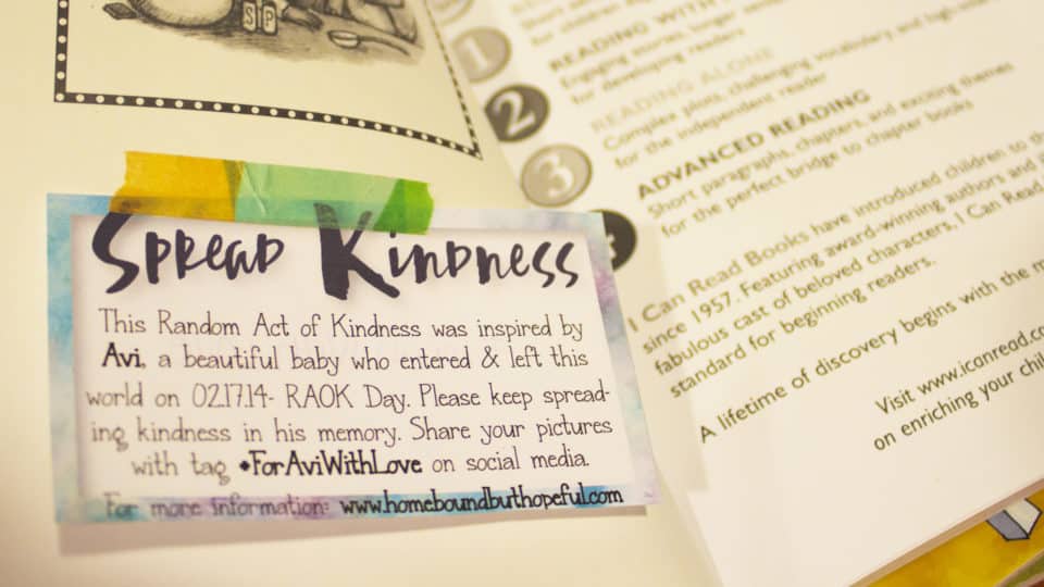 Random Acts Of Kindness Day As A Bereaved Mother