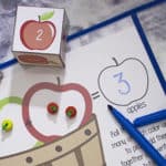 Fall Apple Picking Math with Free Printables