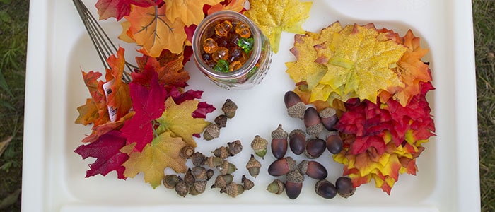 In The Middle of Fall Sensory & Snack Story Time