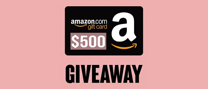 Surprise! $500 Amazon Giftcard Giveaway! Grab Your Chance Now!