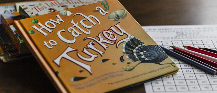 Thanksgiving Story Time with Cute Turkey 100 Chart